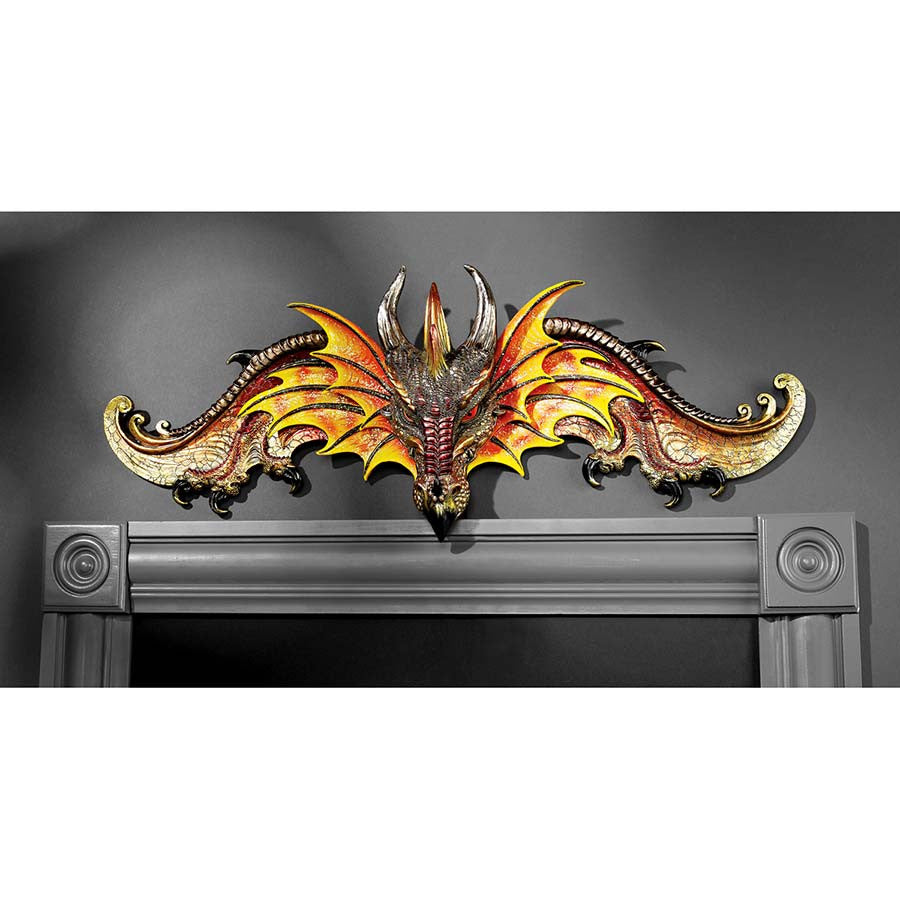 Decorative Dragon Manor Pediment