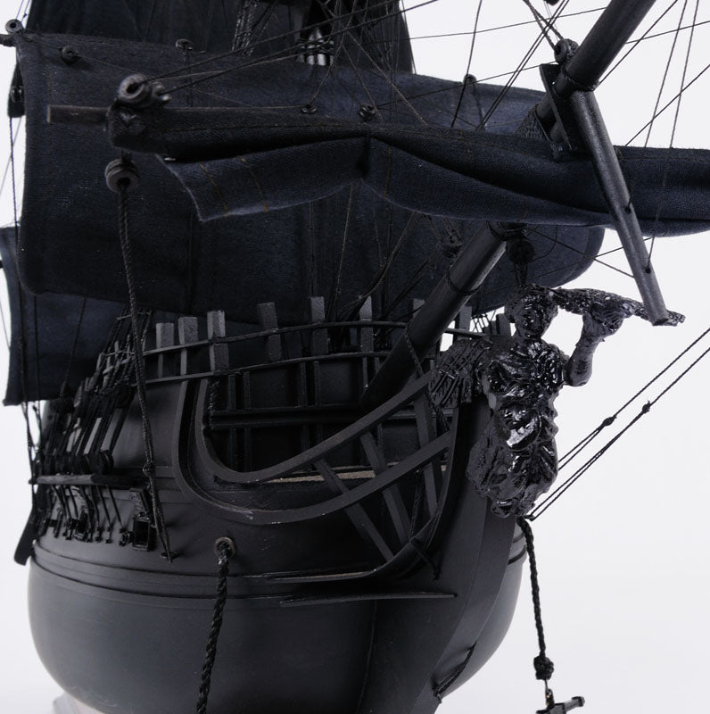 The Black Pearl : fictional model ship in Pirates of the Caribbean