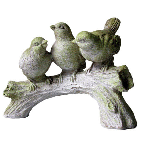 Three Singing Birds Garden Animal Statue