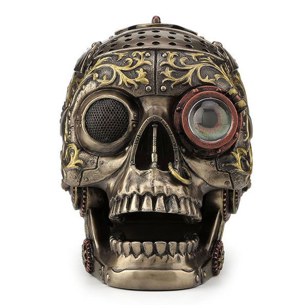 Steampunk Decorative Skull With Moveable Jaw - Myth & Legend