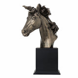 Horse Head Bust Animal Sculpture