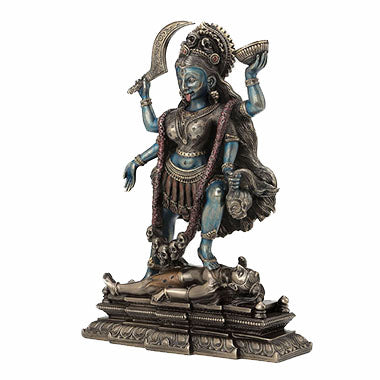 Kali Stepping On Shiva's Chest Ethnic Sculpture